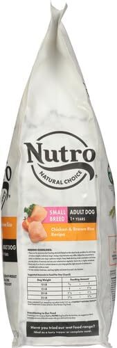 Nutro Natural Choice Adult Small Breed Dry Dog Food, Chicken and Brown Rice, 5 lbs. : Pet Supplies