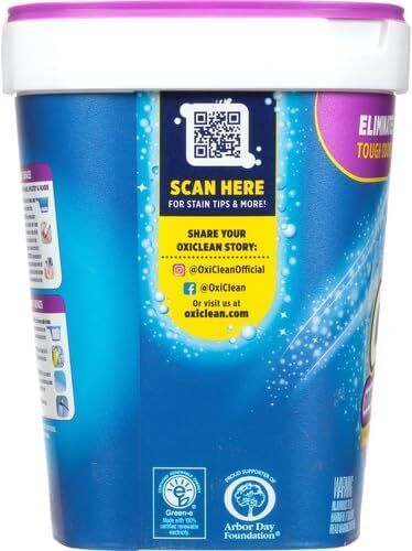 OxiClean Odor Blasters Versatile Odor and Stain Remover Powder, 5 lb : Health & Household