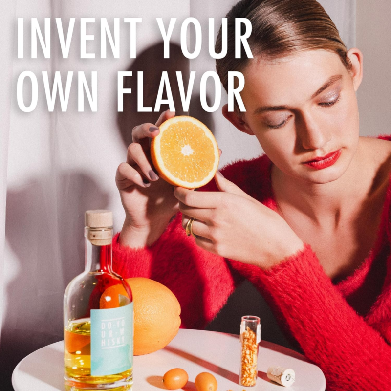 DO Your Whisky | DIY Whiskey Infusion Set | Whiskey Making Kit | 12 Woodchips & Botanicals | 6 Whiskey Stones & Recipe Guide Anniversary, or Birthday Gift for Him : Home & Kitchen