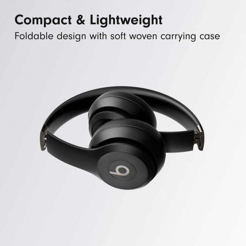 Beats Solo 4 - Wireless Bluetooth On-Ear Headphones, Apple & Android Compatible, Up to 50 Hours of Battery Life - Matte Black : Electronics
