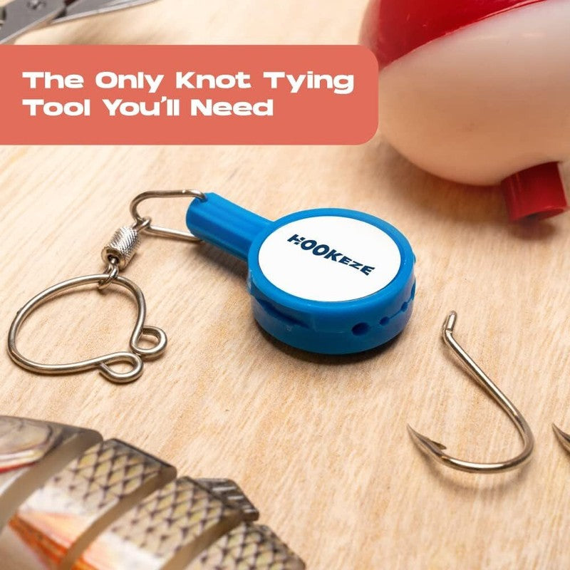 HOOK-EZE 2023 Updated Design Fishing Gear Knot Tying Tool | Pack of 2 | Protect from Fish Hooks | Tie Fishing Knots Easily | Cool Gadgets | Ice & Fly Fishing Gifts for Beginner Anglers - Purple : Sports & Outdoors