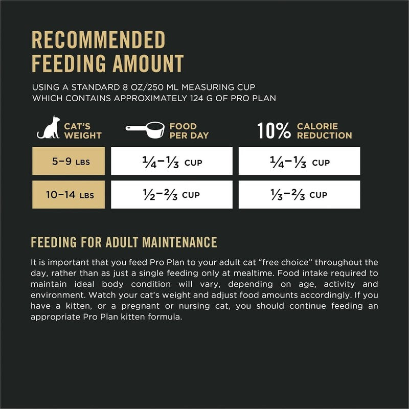 Purina Pro Plan Hairball Management, Indoor Cat Food, Salmon and Rice Formula - 3.5 lb. Bag