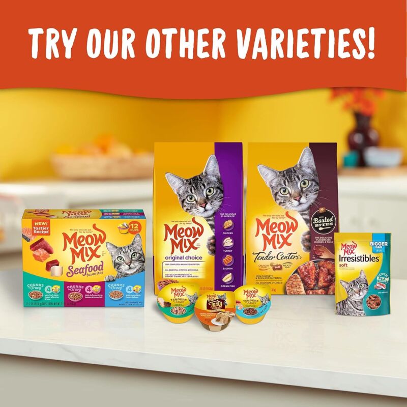 Meow Mix Original Choice Dry Cat Food, 6.3 Pound Bag : Dry Pet Food : Pet Supplies