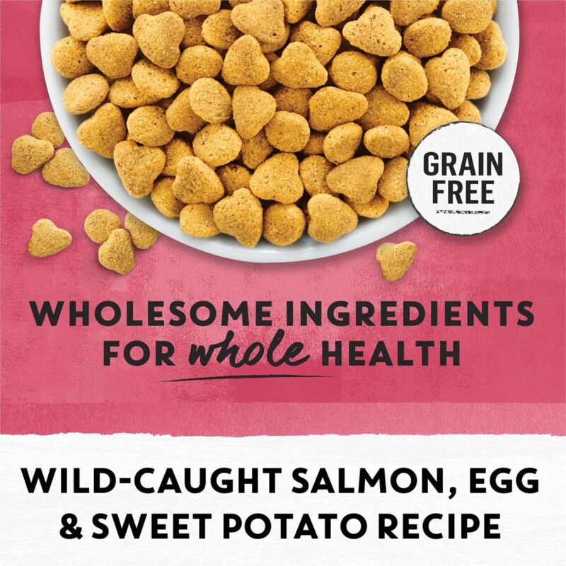 Purina Beyond Natural Grain Free Dry Cat Food Simply Indoor Salmon, Egg and Sweet Potato Recipe - 3 lb. Bag : Pet Supplies
