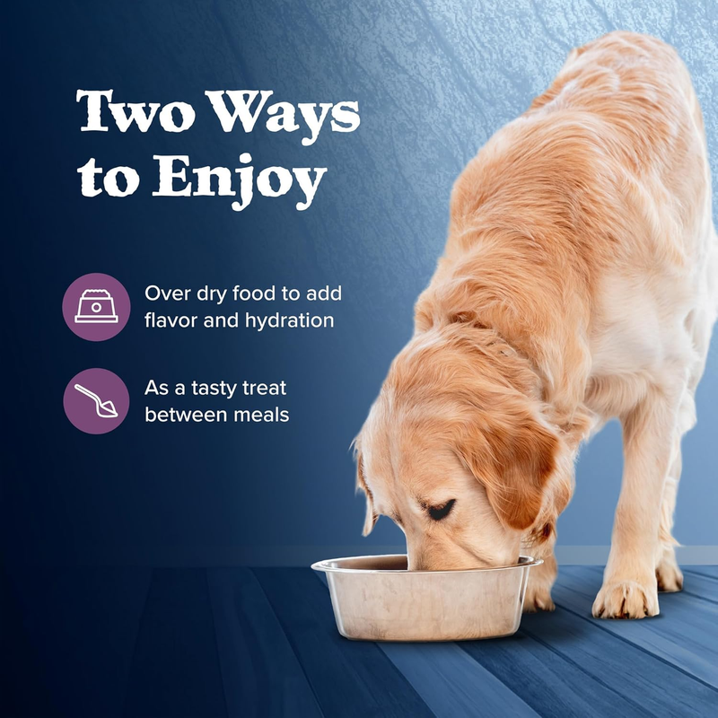 Blue Buffalo Wilderness Trail Toppers Wild Cuts Wet Dog Food, High-Protein & Grain-Free, Made with Natural Ingredients, Chunky Beef Bites in Hearty Gravy, 3-oz. Pouches, (24 Count)
