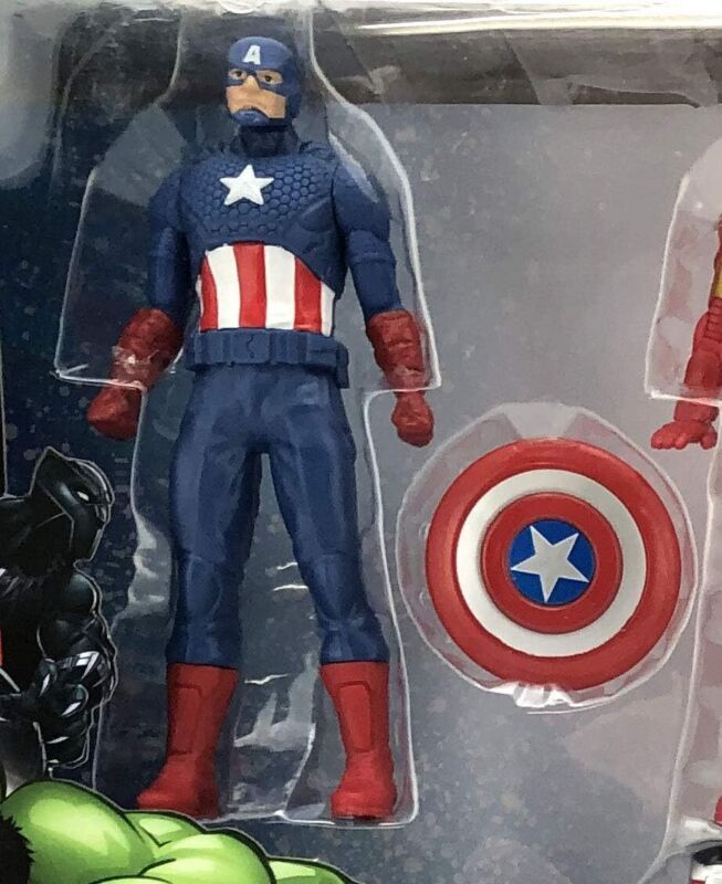 Marvel Avengers Action Figures - Iron Man, Hulk, Black Panther, Captain America, Spider Man, Ant Man, War Machine & Falcon! (8) : Toys & Games