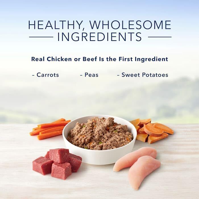 Blue Buffalo Homestyle Recipe Adult Wet Dog Food, Made with Natural Ingredients, Chicken and Beef Dinner Variety Pack, 12.5-oz Cans (6 Count, 3 of each): Pet Supplies: Amazon.com