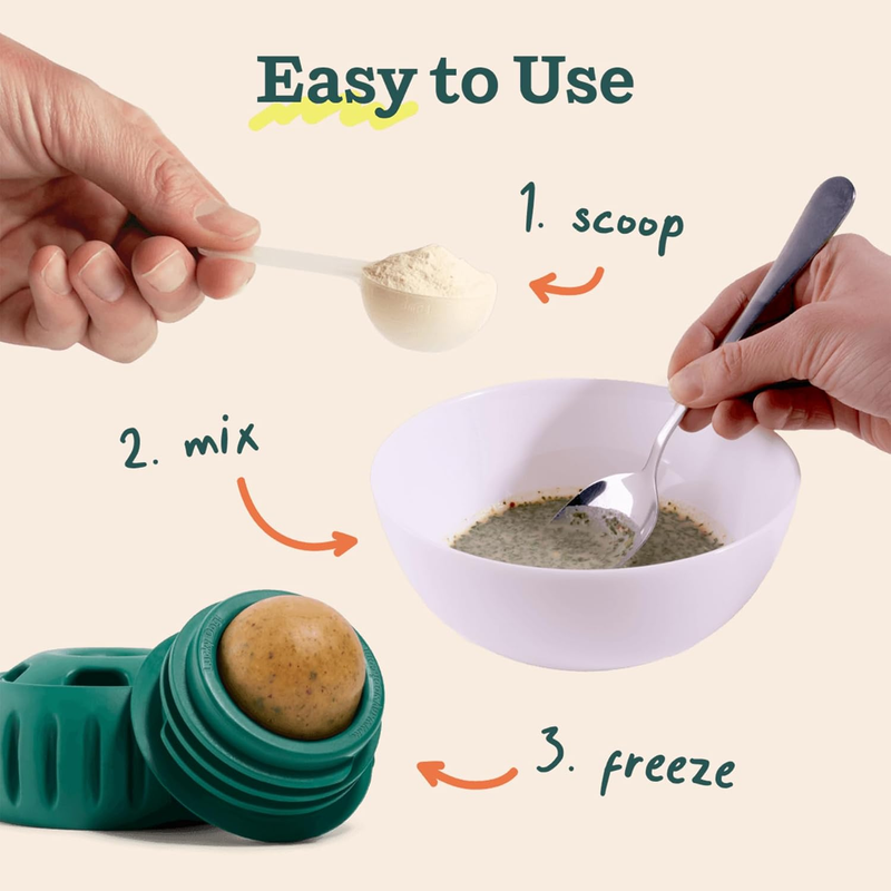 WOOF Dog Pupsicle Mix - Easy-to-Make DIY Pupsicle Refills - Tasty, Healthy Pupsicle Mix - Wholesome Ingredients - Long-Lasting Treats for Dogs - Balanced Belly Mix : Pet Supplies