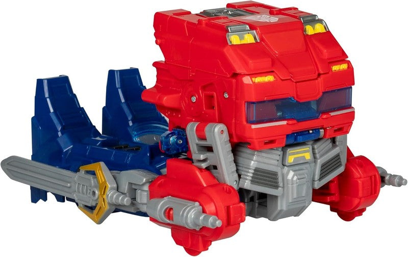 Transformers One Movie Power Flip Optimus Prime (Orion Pax) Converting Action Figure, 4 Modes, 10-inch Interactive Electronic Toy, Lights & Sounds, 6+ : Toys & Games