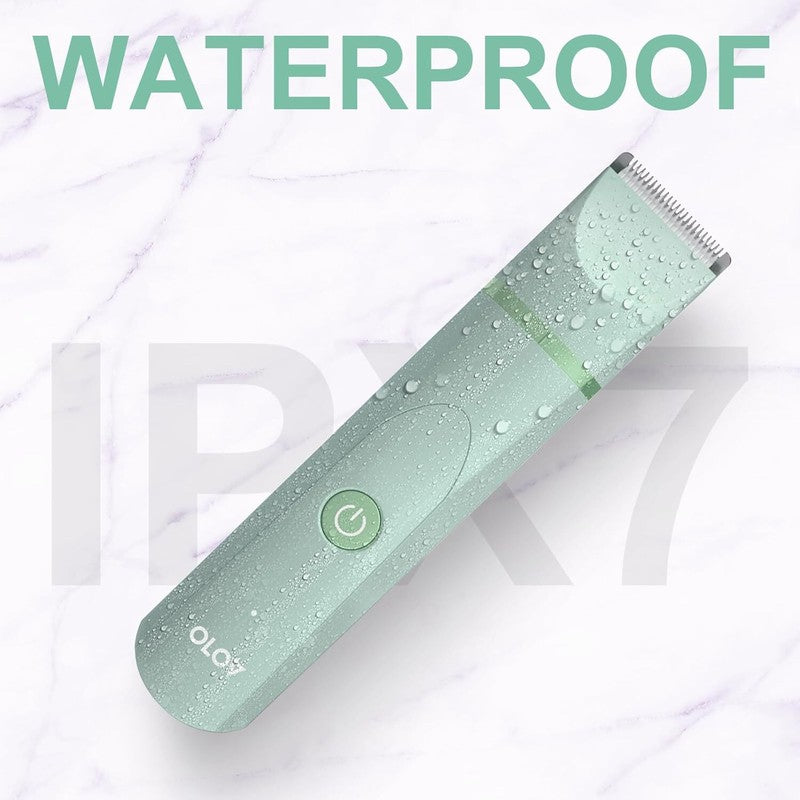 OLOV Electric Body Hair Trimmer Groin Trimmer for Men Bikini,Women Wet/Dry
