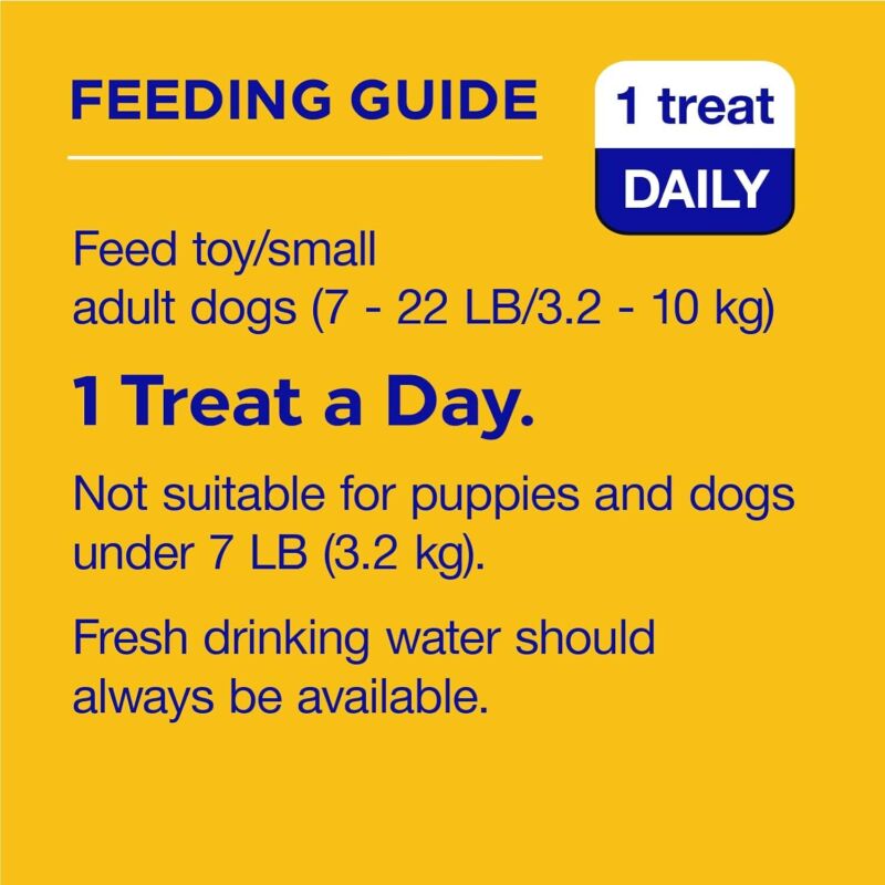 Pedigree Dentastix Toy & Small Breed Dog Treats, Beef Flavor, 24 Treats (Pack of 7)