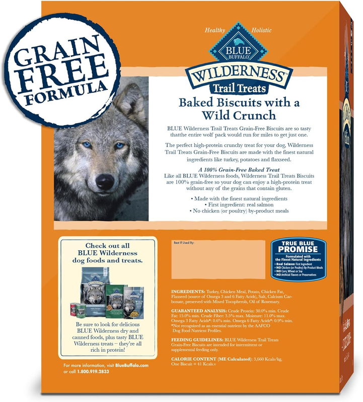 Blue Buffalo Wilderness Wild Bones Grain-Free Dental Chews Dog Treats, Medium, 10-oz Bag