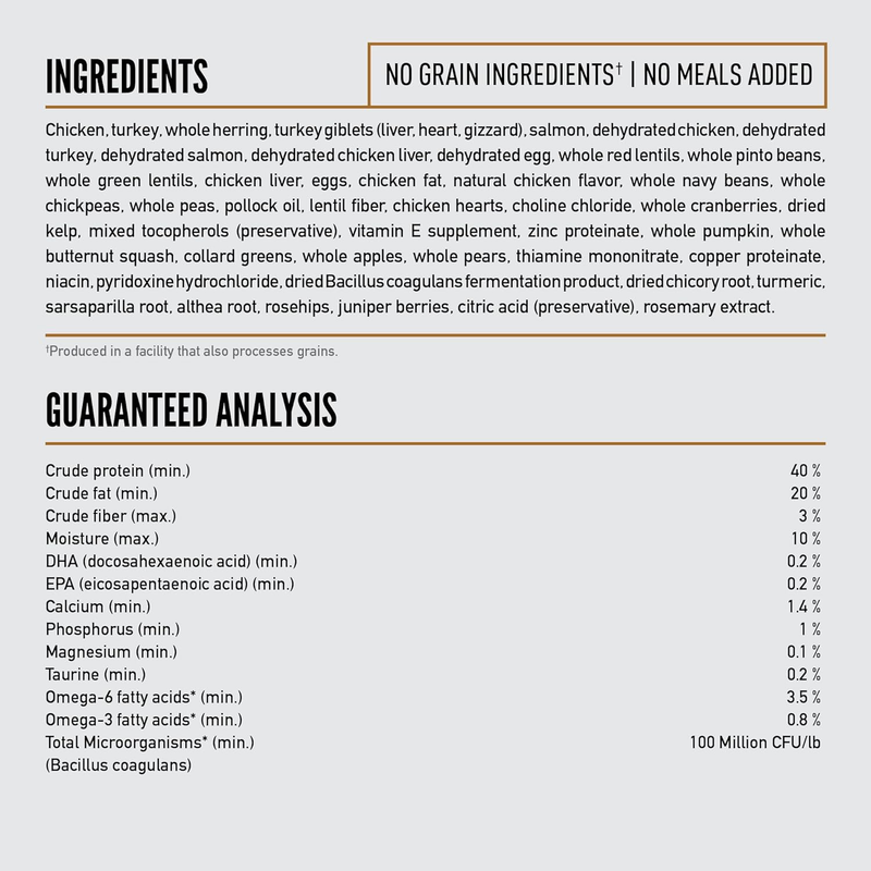 ORIJEN Original Cat, Grain Free Dry Cat Food for All Life Stages, with WholePrey Ingredients, 12lb : Everything Else