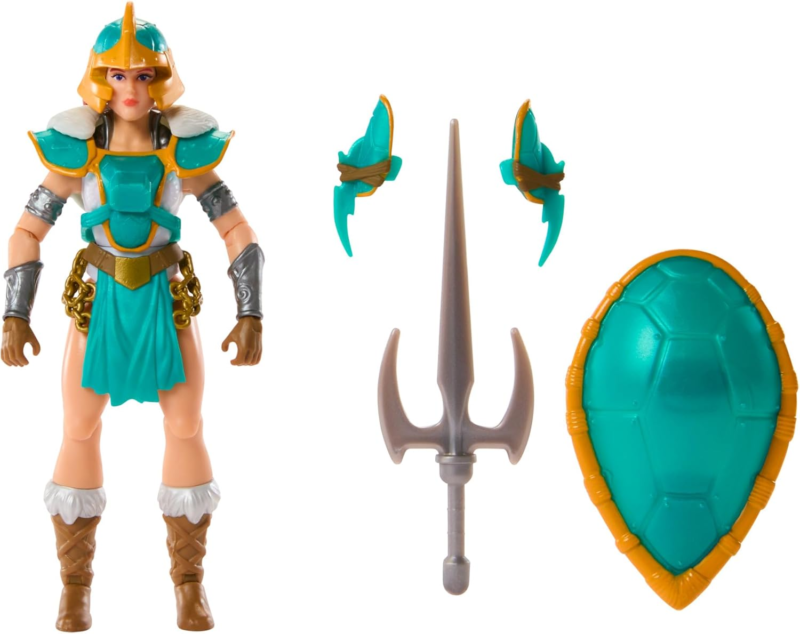 Masters of the Universe Mattel Origins Turtles of Grayskull Action Figure & Accessories, Teela Collectible Toy with 16 Joints, TMNT & Motu Crossover : N/A: Toys & Games