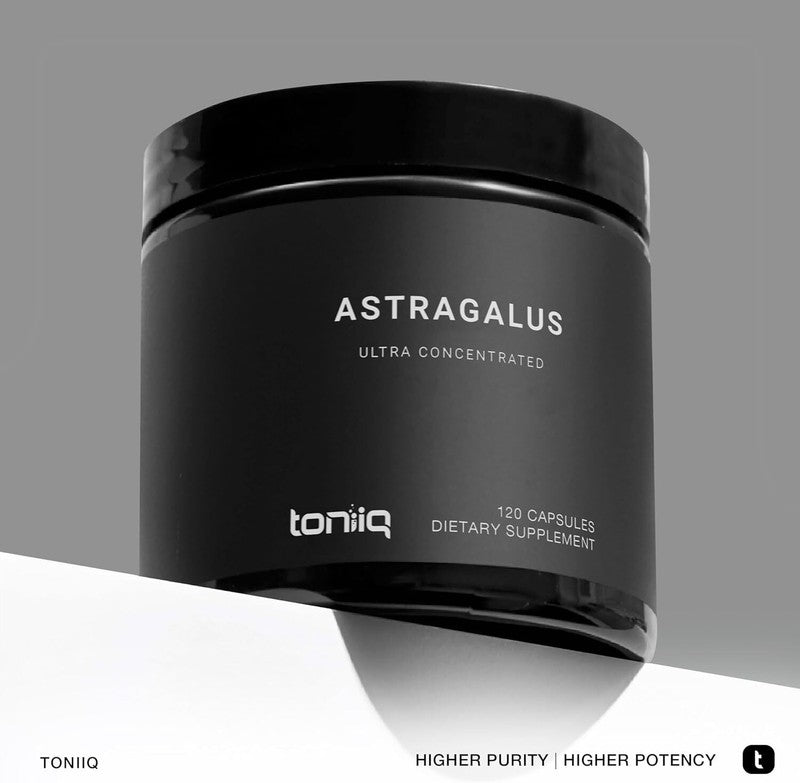 Astragalus - Ultra High Potency 20:1 Extract with 70% Polysaccharides - Highly Concentrated - Third-Party Lab Tested - 120 Capsules : Health & Household