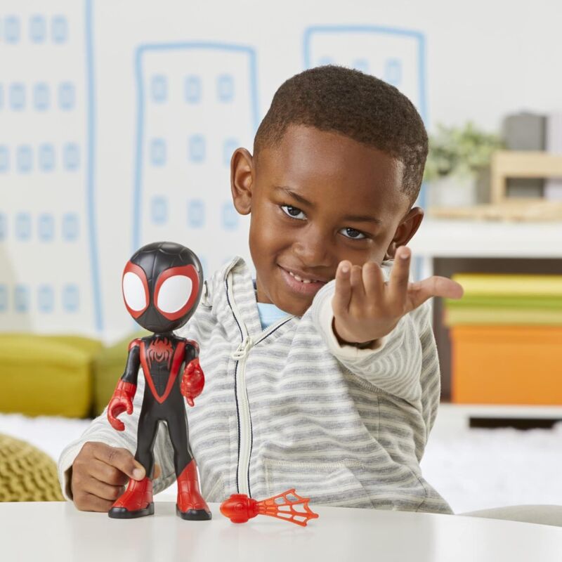 Spidey and his Amazing Friends Supersized Hero Multipack, 3 Large Action Figures, Marvel Preschool Super Hero Toy, Ages 3 and Up, 9 Inches (Amazon Exclusive) : Toys & Games