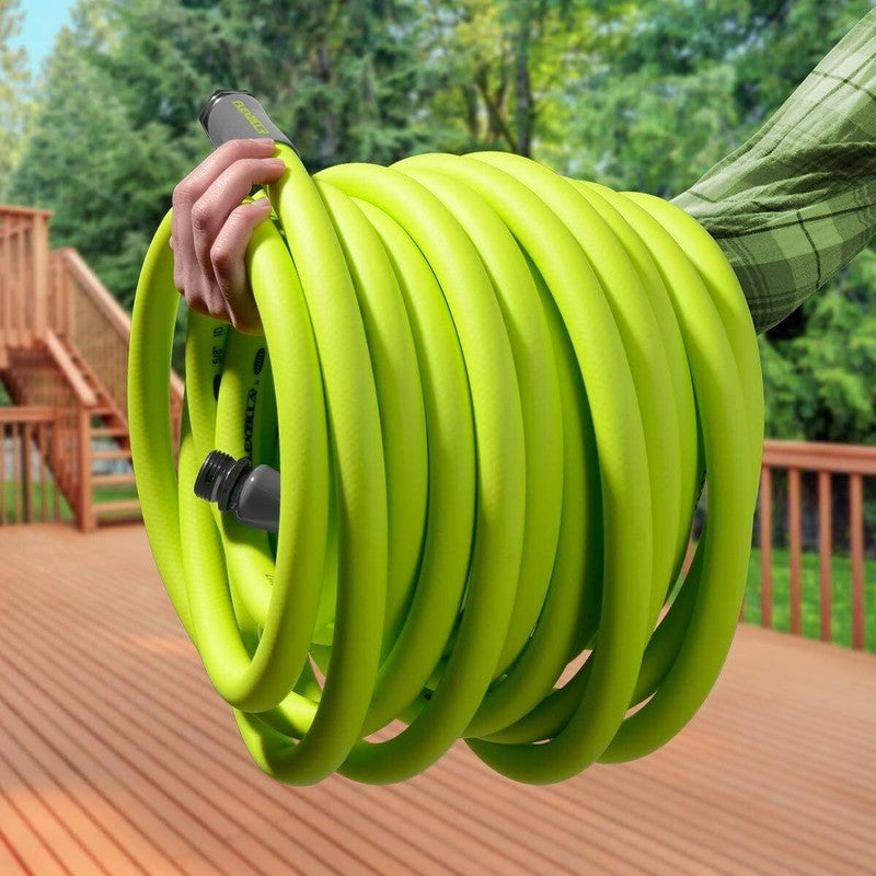 Flexzilla Garden Hose 5/8 in. x 50 ft, Heavy Duty, Lightweight, Durable, ZillaGreen - HFZG550YW-E : Air Tool Hose Reels : Patio, Lawn & Garden