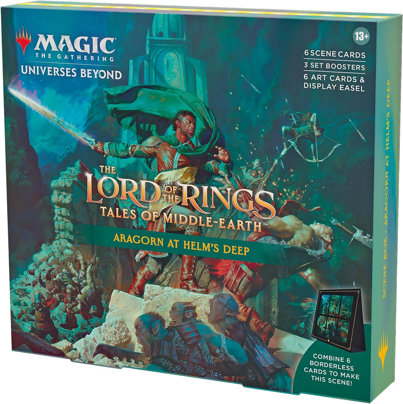 The Lord of The Rings: Tales of Middle-Earth Scene Boxes - All 4 for Magic: The Gathering : Toys & Games