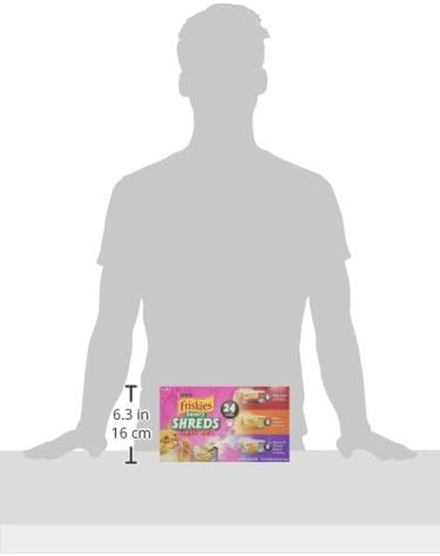 Purina Friskies Gravy Wet Cat Food Variety Pack, Shreds With Beef, With Chicken, and Turkey and Cheese Dinner - (Pack of 24) 5.5 oz. Cans : Canned Wet Pet Food : Pet Supplies