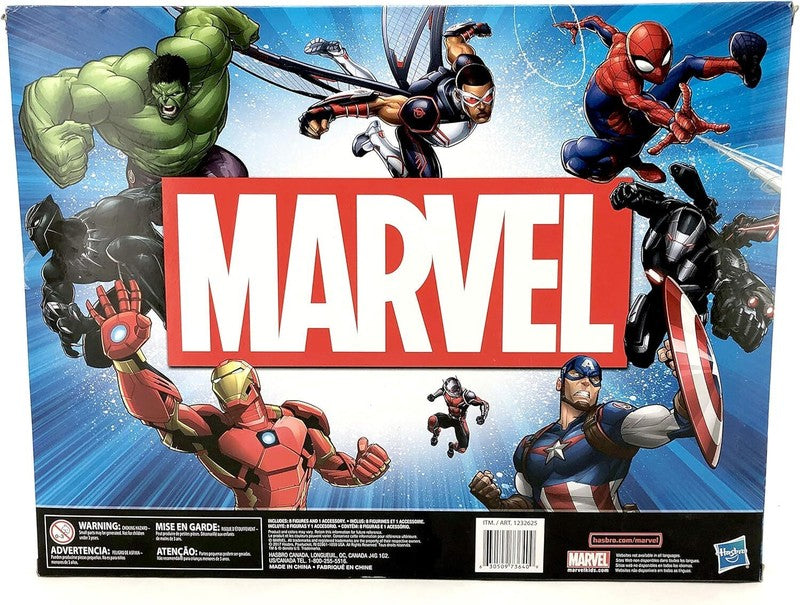 Marvel Avengers Action Figures - Iron Man, Hulk, Black Panther, Captain America, Spider Man, Ant Man, War Machine & Falcon! (8) : Toys & Games