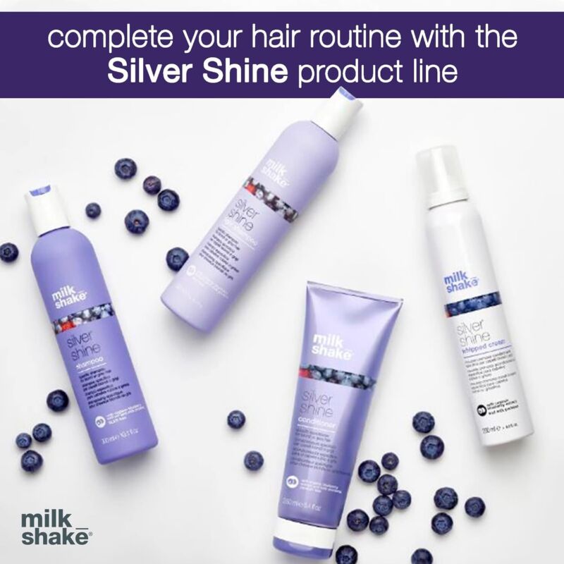 milk_shake Silver Shine Purple Conditioner Tones Blonde Brassy Hair 1.7oz