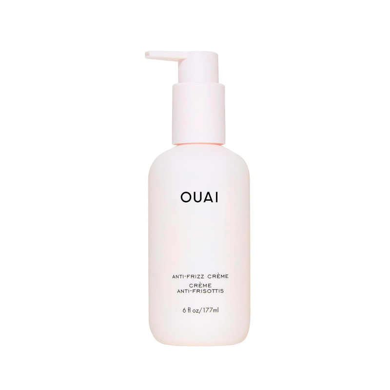 OUAI Anti Frizz Cream - Moisturizing Hair Cream with Frizz Control & Heat Protection - Provides Lasting Hydration with Jackfruit & Beetroot Extract - Paraben, Phthalate & Sulfate Free (6 oz) : Beauty & Personal Care