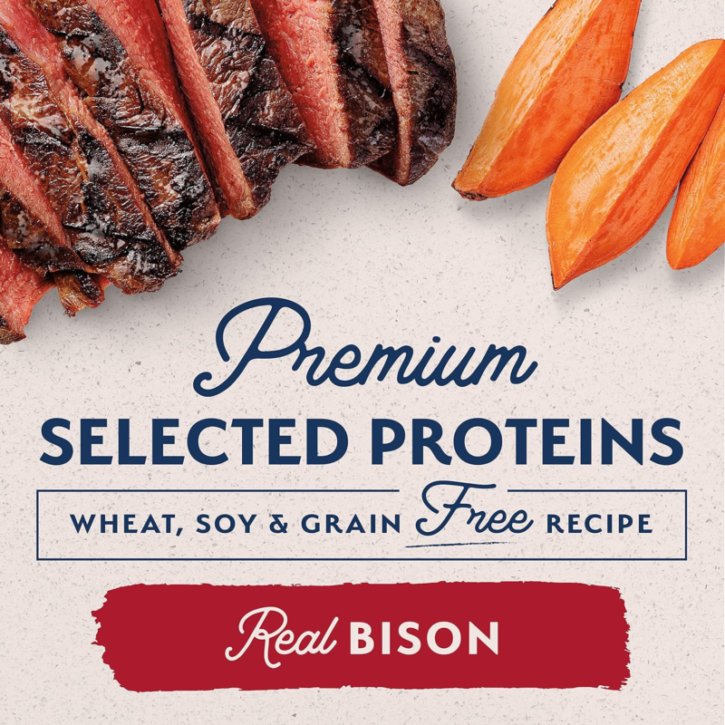 Natural Balance Limited Ingredient Adult Grain-Free Dry Dog Food, Reserve Sweet Potato & Bison Recipe, 4 Pound (Pack of 1) : Pet Supplies