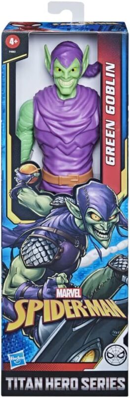 Marvel Titan Hero Series Green Goblin Toy 12-Inch-Scale Collectible Action Figure, Kids Ages 4 and Up : Toys & Games