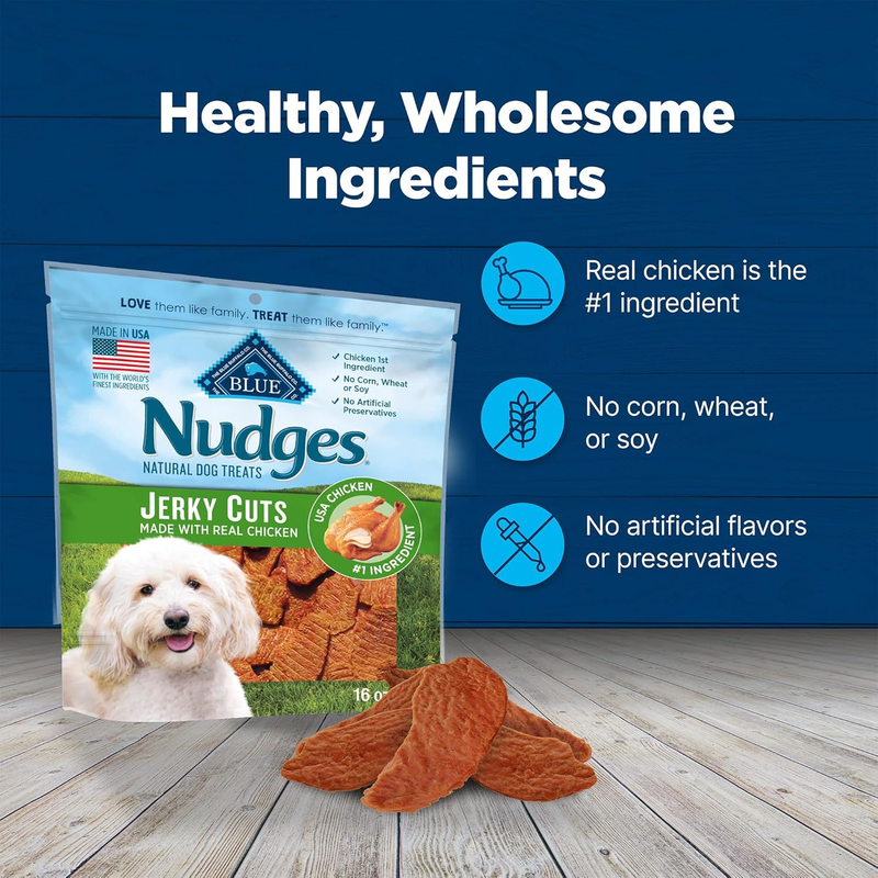 Blue Buffalo Baby BLUE Soft Biscuits with DHA, Natural Dog Treats for Puppies, Great for Training, with Chicken & Carrots, 8-oz. Bag : Pet Supplies