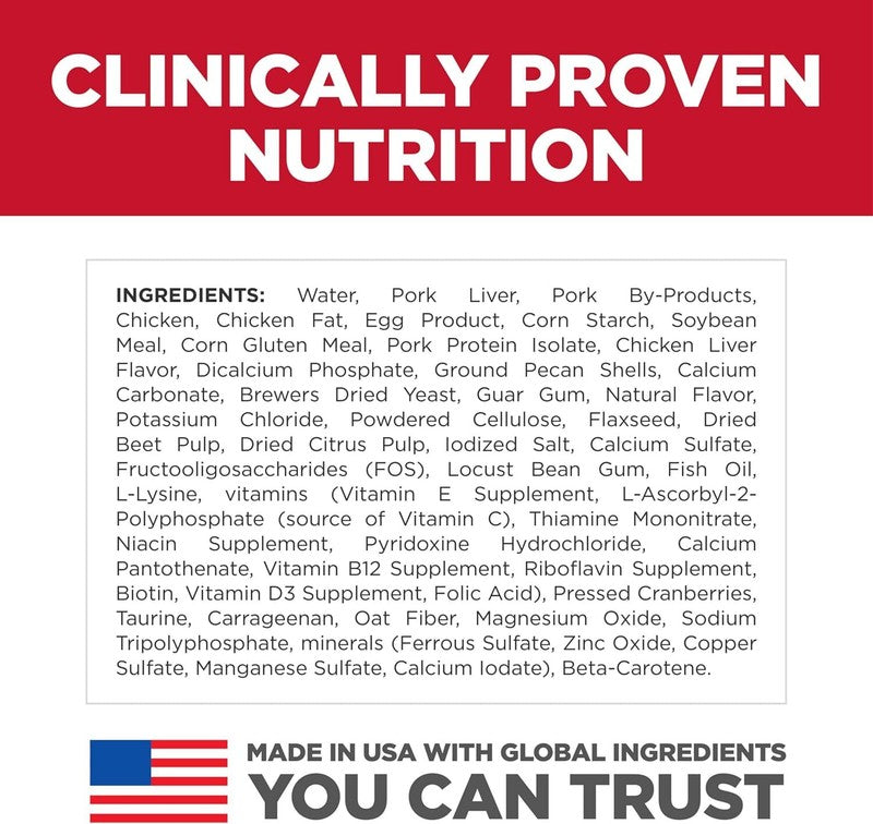 Hill's Science Diet Kitten, Kitten Premium Nutrition, Wet Cat Food, Liver & Chicken Minced, 5.5 oz Can, Case of 24