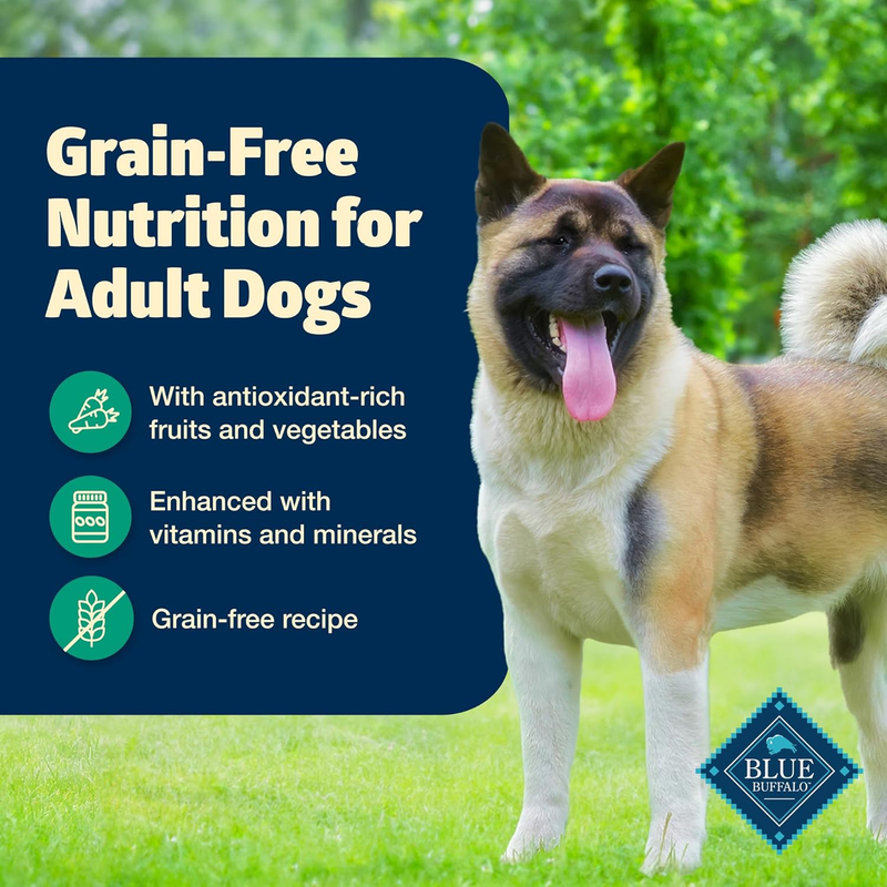 Blue Buffalo Freedom Grain-Free Wet Dog Food, Free of Glutens & Artificial Preservatives, Made with Natural Ingredients, Lamb Recipe, 12.5-oz. Cans (12 Count)
