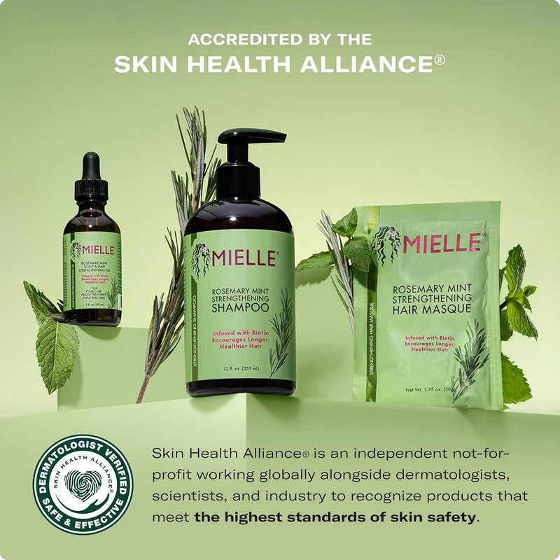 Mielle Organics Rosemary Mint Scalp & Hair Strengthening Oil for All Hair Types, 2 Ounce : Beauty & Personal Care