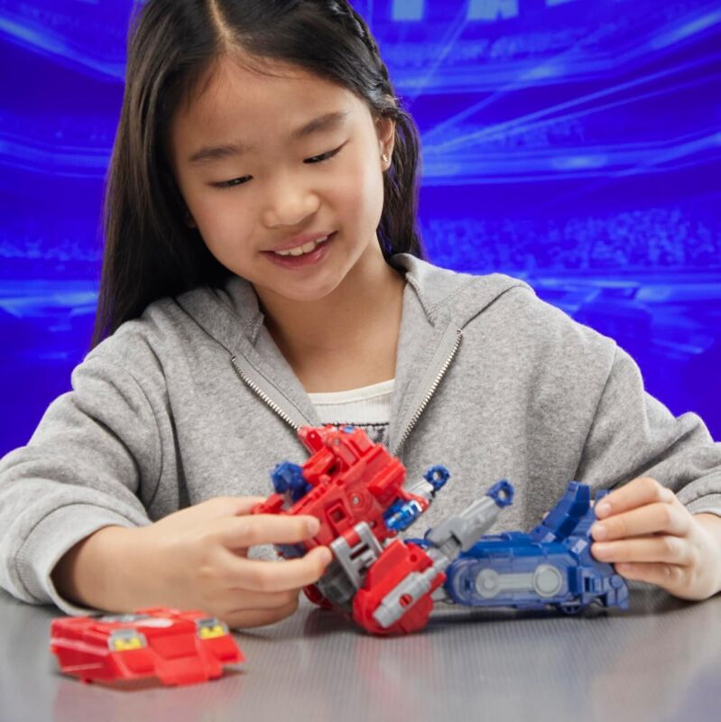 Transformers One Movie Power Flip Optimus Prime (Orion Pax) Converting Action Figure, 4 Modes, 10-inch Interactive Electronic Toy, Lights & Sounds, 6+ : Toys & Games