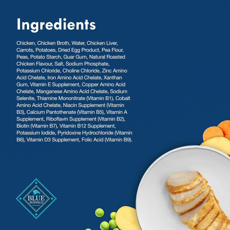 Blue Buffalo Wilderness High-Protein Grain-Free Wet Food For Adult Cats 7+, Chicken Recipe, 5.5-oz., 24-count