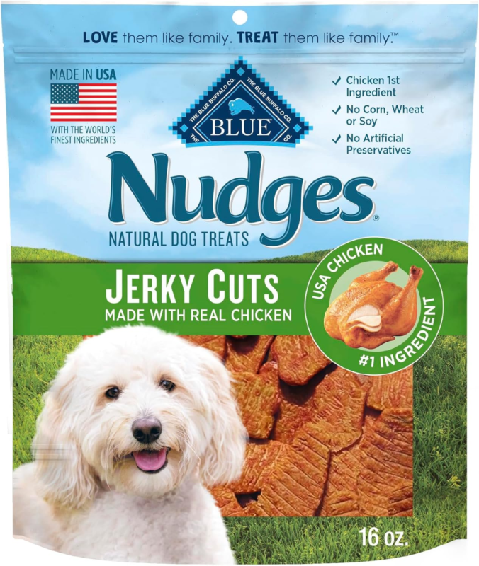Blue Buffalo Baby BLUE Soft Biscuits with DHA, Natural Dog Treats for Puppies, Great for Training, with Chicken & Carrots, 8-oz. Bag : Pet Supplies