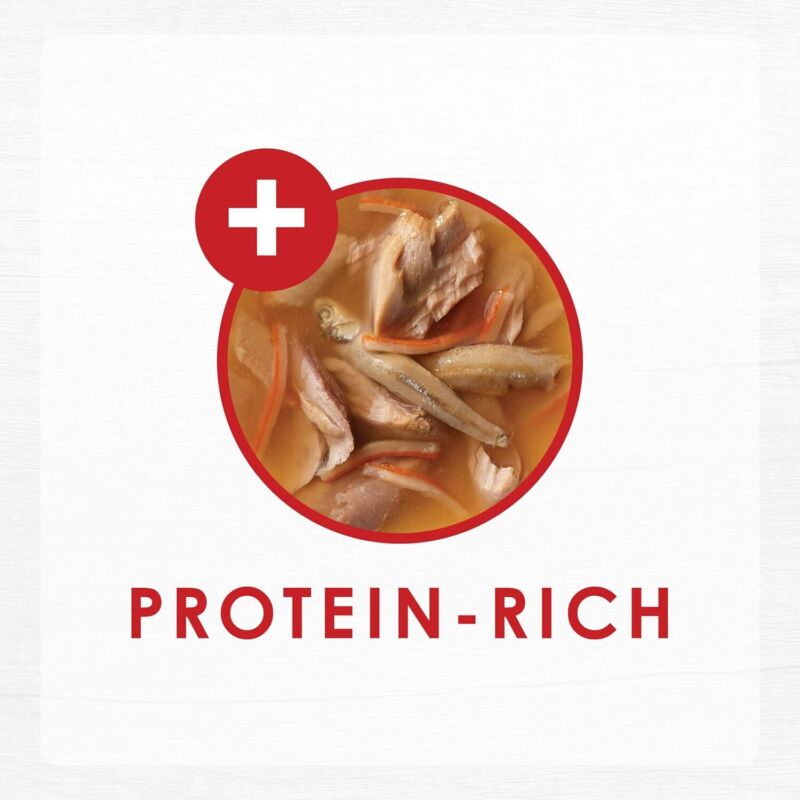 Purina Fancy Feast Lickable Wet Cat Food Broth Topper Classic With Tuna, Anchovies and Whitefish - (Pack of 16) 1.4 oz. Pouches : Pet Supplies