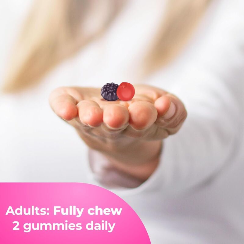 ONE A DAY Multi+ Hair, Skin & Nails, Multivitamin + Boost of Support for Healthy Hair, Skin & Nails with Biotin and Vitamins A, C, E & Zinc ,Gummy 120 Count (2 Month Supply) : Health & Household