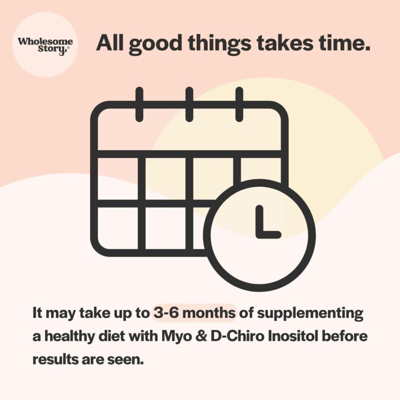 Wholesome Story Myo-Inositol & D-Chiro Inositol Supplement for Women | Fertility Supplements for Hormonal Balance & Ovarian Health Support | Myoinositol | Ideal 40:1 Ratio | 30 Servings : Health & Household
