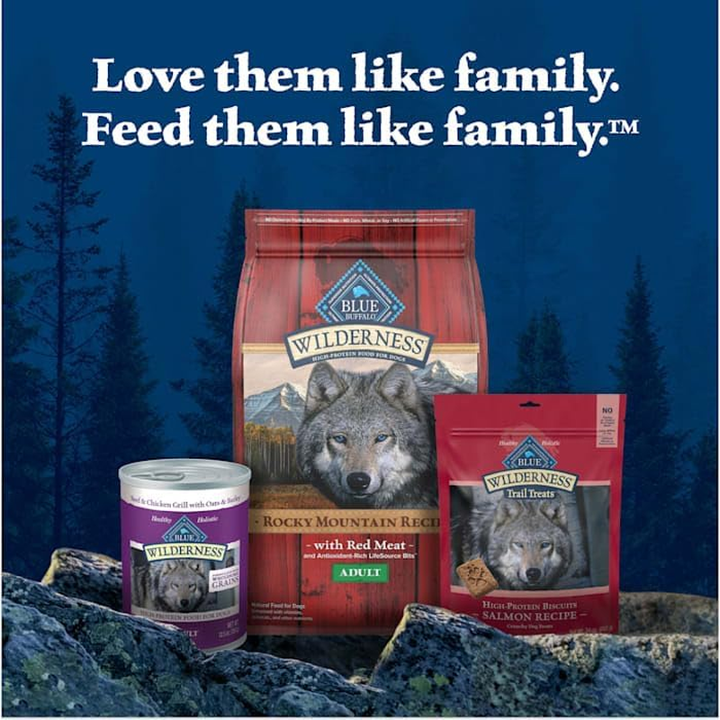 Blue Buffalo Wilderness Natural High-Protein Grain-Free Wet Food for Adult Cats, Duck Paté, 3-oz. Cans, 24 Count