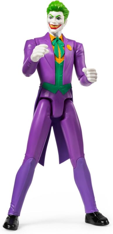 DC Comics, 12-inch The Joker Action Figure, Kids Toys for Boys and Girls Ages 3 and Up : Toys & Games