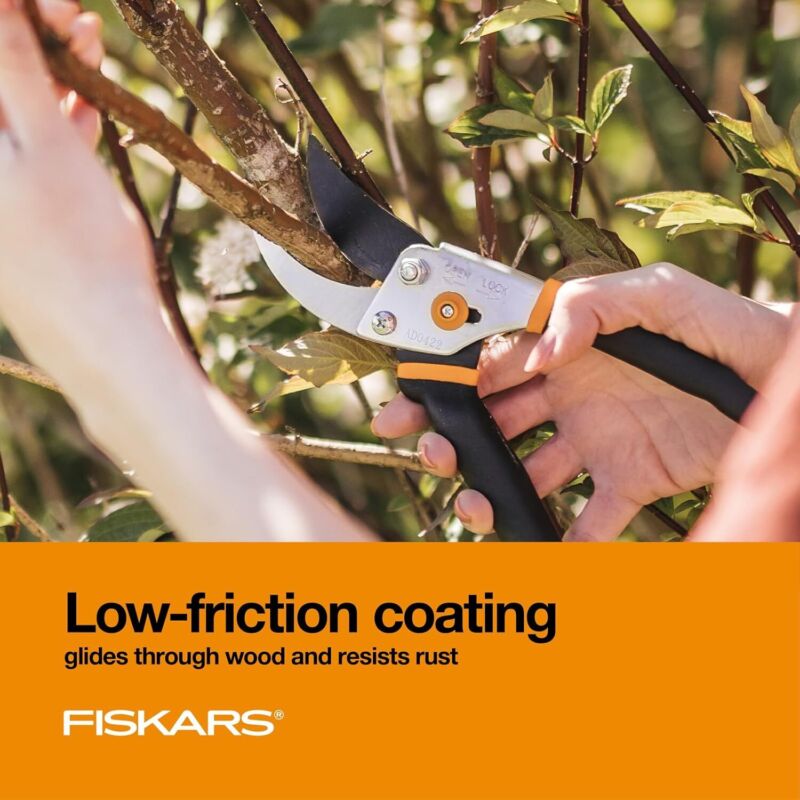 Fiskars Bypass Pruning Shears, 5/8-Inch Cut Capacity Garden Clippers, Gardening Scissors with Sharp, Rust Resistant Steel Blade : Hedge Shears : Patio, Lawn & Garden