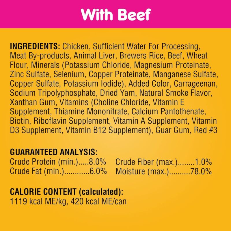 Pedigree Chopped Ground Dinner Wet Dog Food Filet Mignon & Beef Variety Pack, 13.2 oz. Cans (12 Count, Pack of 1): Pet Supplies: Amazon.com