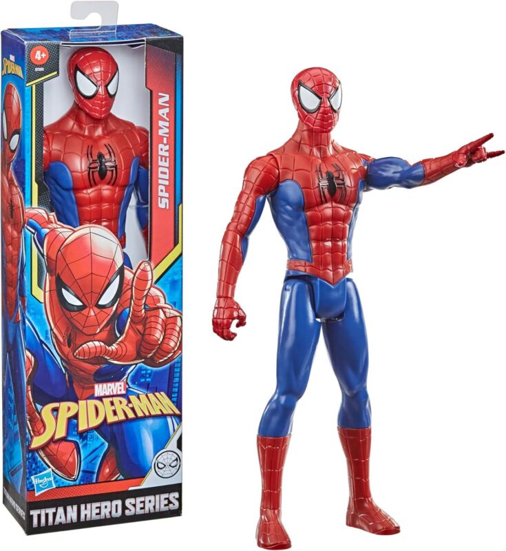 Marvel Titan Hero Series Spider-Man 12-Inch Action Figure with Fx Port : Toys & Games