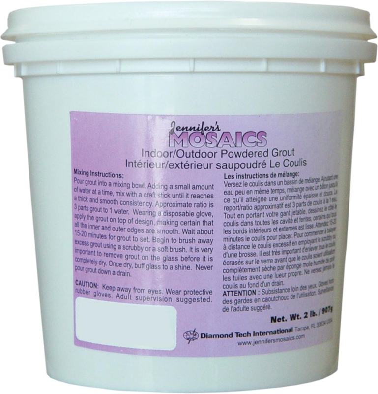 White Powdered (Sanded) Grout - 2 LBS : Tools & Home Improvement