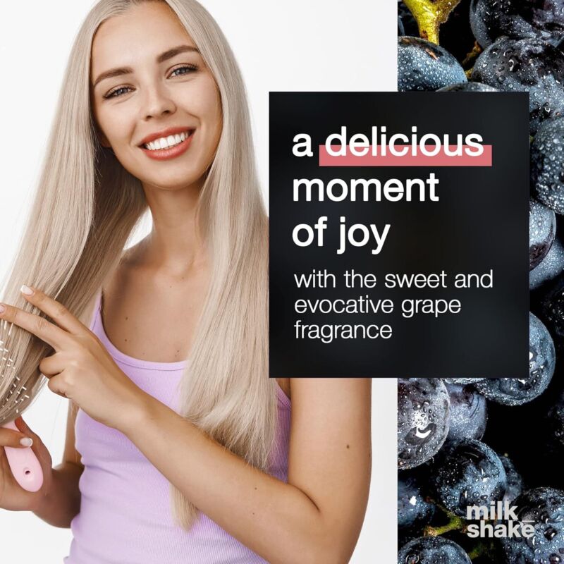 milk_shake icy blond conditioner | toning conditioner with black pigment to neutralize yellow and brass in platinum blonde hair | smooths, hydrates, and brightens cool tones | 8.4 Fl Oz : Beauty & Personal Care