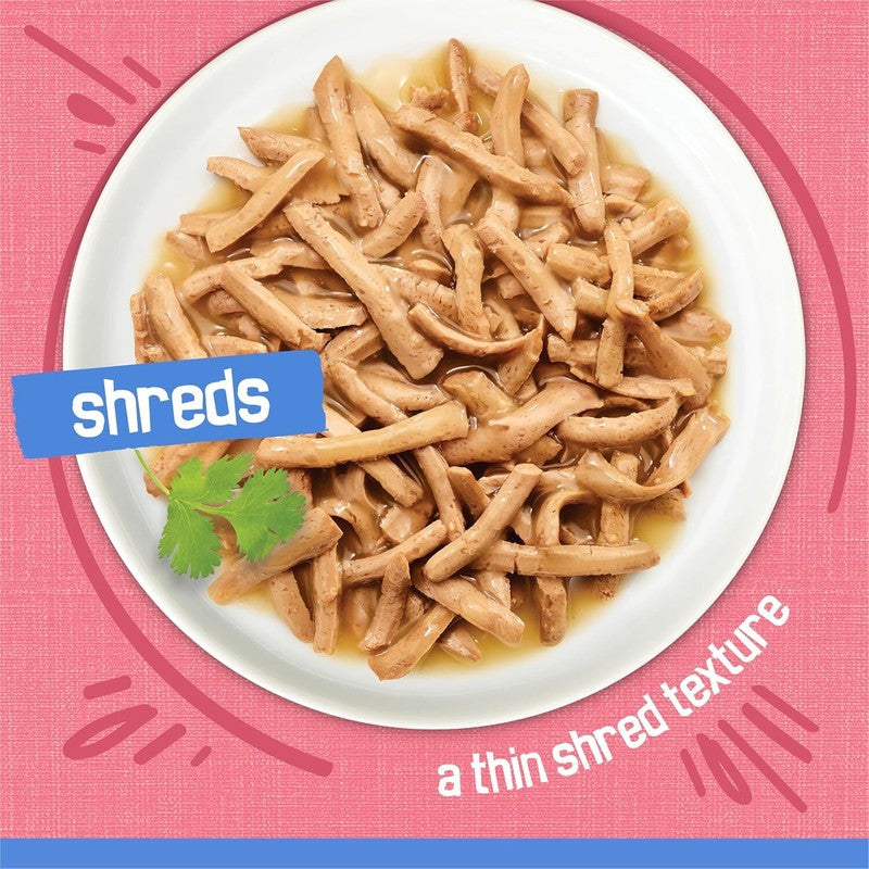 Purina Friskies Shreds With Salmon in Sauce Wet Cat Food - (Pack of 24) 5.5 oz. Cans : Canned Wet Pet Food : Pet Supplies