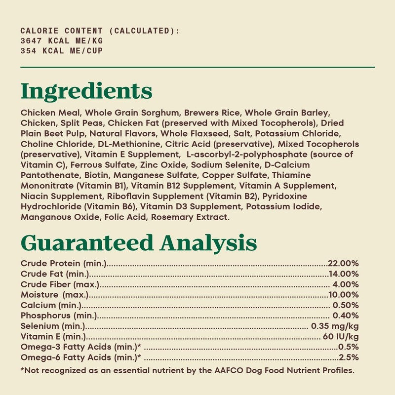 Nutro Max Adult Dry Dog Food with Farm-Raised Chicken, 25 lb. Bag : Pet Supplies
