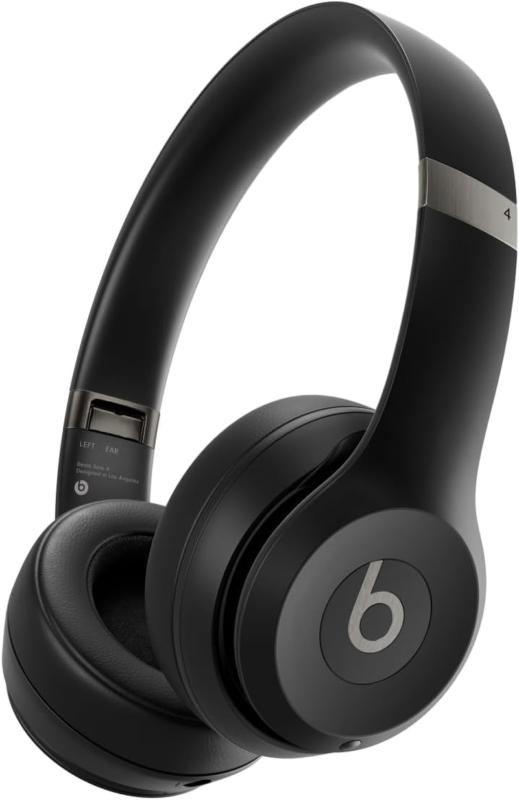 Beats Solo 4 - Wireless Bluetooth On-Ear Headphones, Apple & Android Compatible, Up to 50 Hours of Battery Life - Matte Black : Electronics