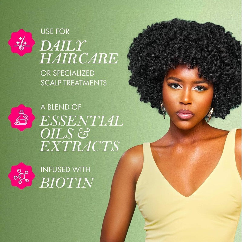 Mielle Organics Rosemary Mint Scalp & Hair Strengthening Oil for All Hair Types, 2 Ounce : Beauty & Personal Care