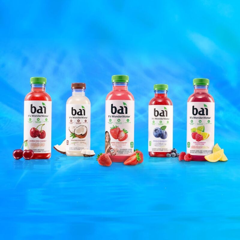 Bai Antioxidant Infused Water Beverage, Zambia Bing Cherry, with Vitamin C and No Artificial Sweeteners, 18 Fluid Ounce Bottle, 12 Pack : Grocery & Gourmet Food